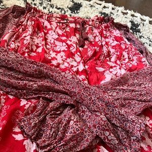 Free people size M red.